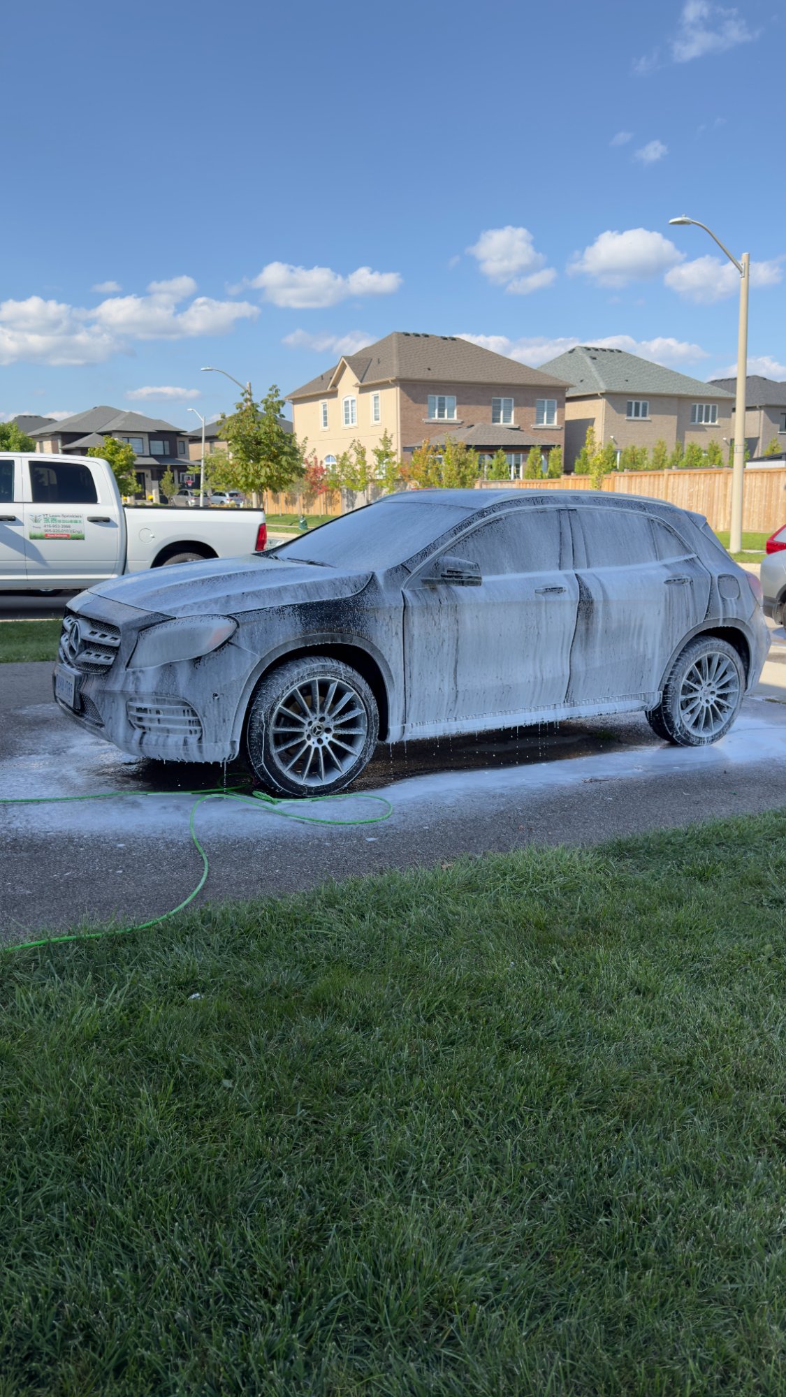 RSK Auto Detailing — Mercedes GLA exterior foam wash, Hamilton GTA