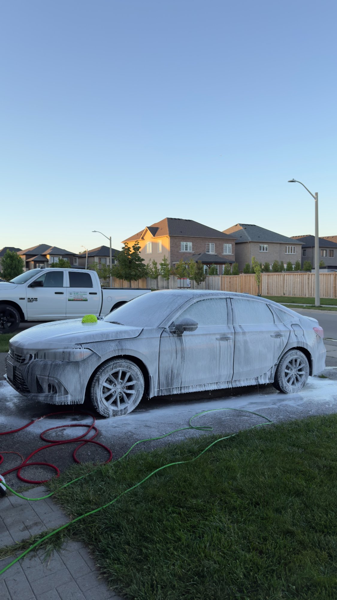 RSK Auto Detailing — Volkswagen Passat exterior foam wash in Hamilton neighbourhood